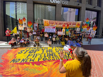 Ally Action: No Dirty Deal @ Sen. Feinstein's Office:September 1st, 2022